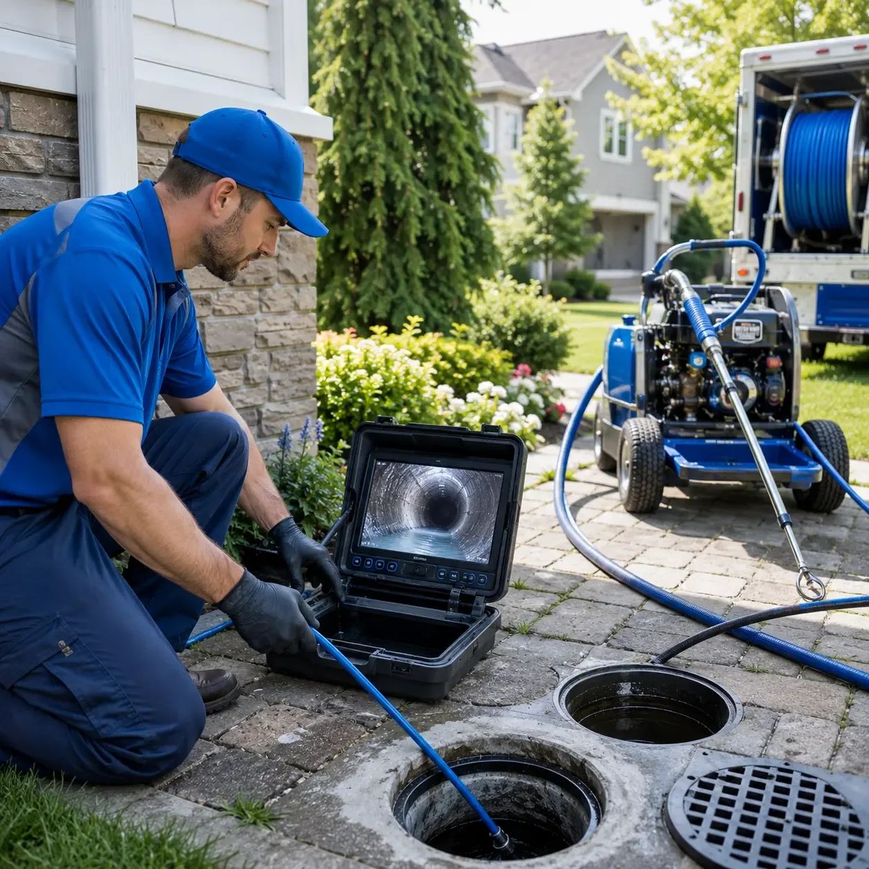 Outdoor drain cleaning professionals serving Kingston, RI