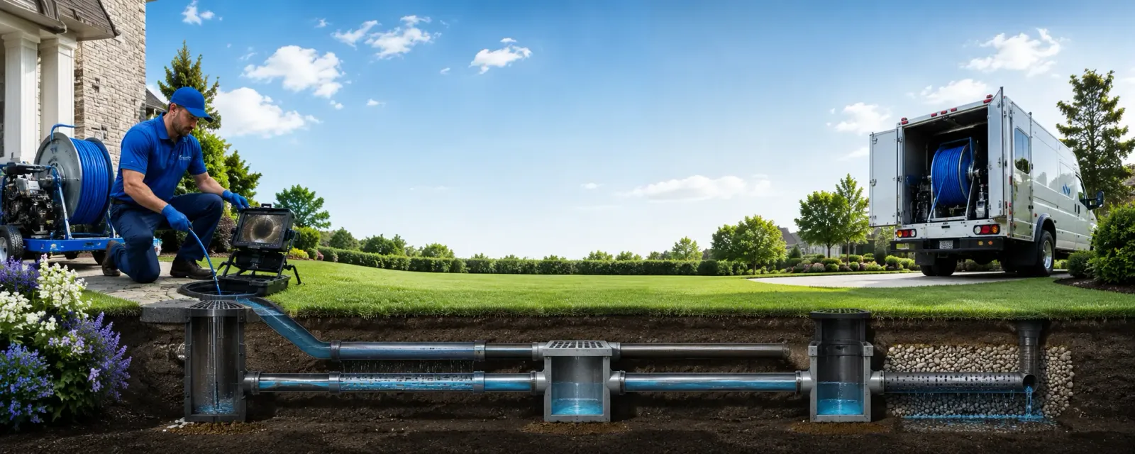 Outdoor drain cleaning information for Kingston, RI